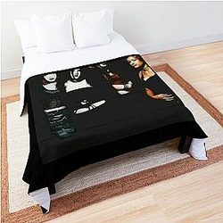 Kittie Black Rare Spit Classic Comforter