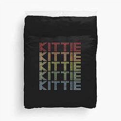 Kittie Name T Shirt - Kittie Vintage Retro Kittie Name Gift Item Tee Duvet Cover