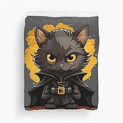 Kittie Batman Duvet Cover