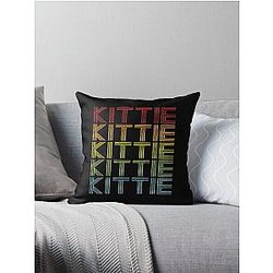 Kittie Name T Shirt - Kittie Vintage Retro Kittie Name Gift Item Tee Throw Pillow