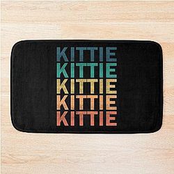 Kittie Name T Shirt - Kittie Vintage Retro Kittie Name Gift Item Tee Bath Mat