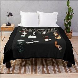Kittie Black Rare Spit Classic Throw Blanket
