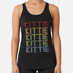 Kittie Name T Shirt - Kittie Vintage Retro Kittie Name Gift Item Tee Racerback Tank Top