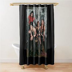 Kittie black rare spit Shower Curtain