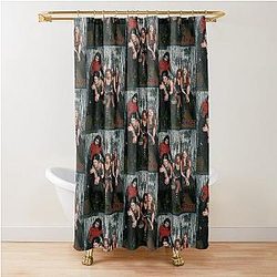 Kittie black rare spit (2) Shower Curtain