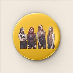 The Kittie Band – Rage in Velvet Shadows Kittie Pins