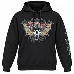Gothic Animal Skull & Winged LA0910 Kittie Hoodies