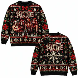 Santa Hats Band Members Christmas LA0910 Kittie Sweatshirts
