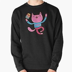 Summer Kittie Pullover Sweatshirt