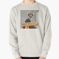 Fried Dough Kittie Pullover Sweatshirt