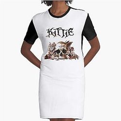 KITTIE BAND Graphic T-Shirt Dress