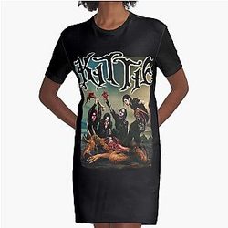 Kittie  Graphic T-Shirt Dress