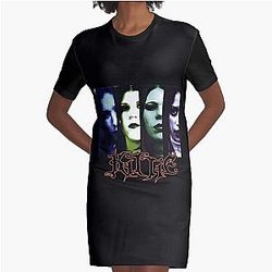 Kittie black rare spit (1) Graphic T-Shirt Dress