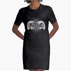 KITTIE BAND Graphic T-Shirt Dress