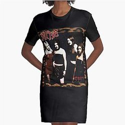 Kittie spit Graphic T-Shirt Dress