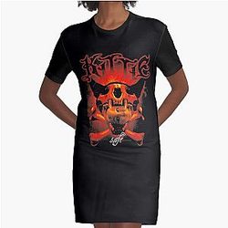 KITTIE BAND Graphic T-Shirt Dress