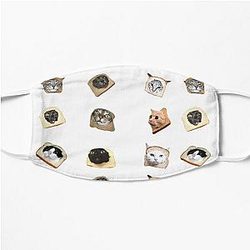 Bread Kitties Flat Mask