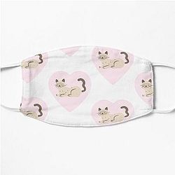 Kittie In Your Heart Flat Mask