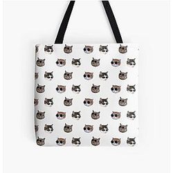 Cool Kitties Sticker-pack All Over Print Tote Bag