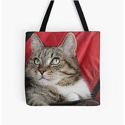 Kittie Kittie Kittie!  All Over Print Tote Bag