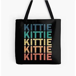 Kittie Name T Shirt - Kittie Vintage Retro Kittie Name Gift Item Tee All Over Print Tote Bag