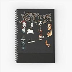 Kittie Black Rare Spit Spiral Notebook