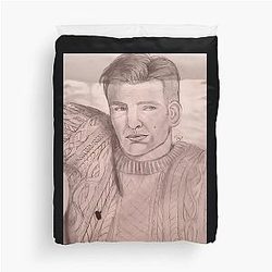 Hugh Ransom Drysdale Knives Out Duvet Cover