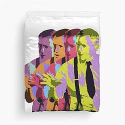 Colorful Benoit Blanc From Knives Out Duvet Cover