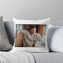 Chris Evans Knives Out Sweater Throw Pillow