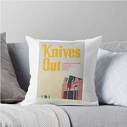 Knives Out: Book Cover Style Movie Throw Pillow