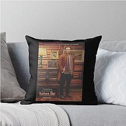 Knives Out Chris Evans Throw Pillow