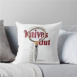 Knives Out Movie Throw Pillow