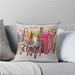 Knives Out Film Minimalist Print Knives Out Movie Poster Film Throw Pillow