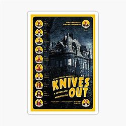 Knives Out Cast Sticker