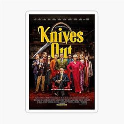 Knives Out Sticker