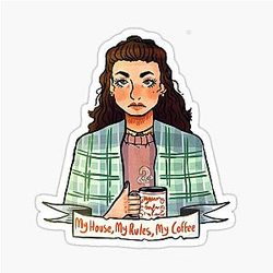 Knives Out Marta Coffee Mug Sticker