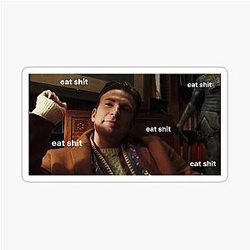 Chris Evans in Knives Out Sticker