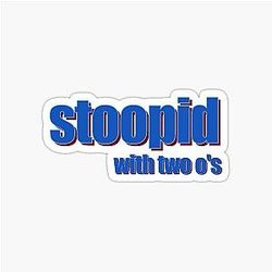 Stoopid - Knives Out Sticker