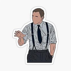 Benoit Blanc Knives Out Sticker