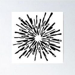 Knife Art Knife Poster