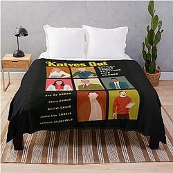 Knives Out Throw Blanket