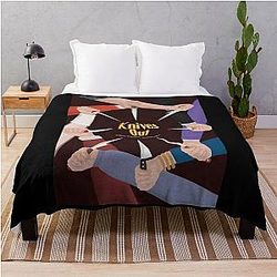 Knives Out Poster Throw Blanket