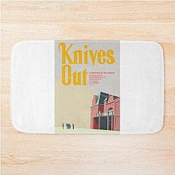 Knives Out Book Cover Style Movie Bath Mat