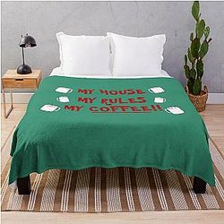 Knives Out Coffee Mug Throw Blanket