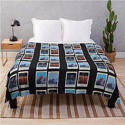 Knives Out Sticker Set T Shirt Throw Blanket
