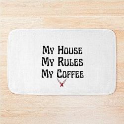 Knives Out. My House. My Rules. Bath Mat