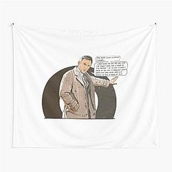 Knives Out Donut Doughnut Quote Classic Tapestry