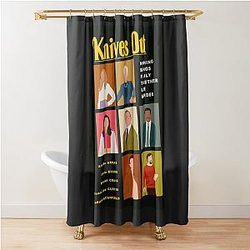 Knives Out Shower Curtain