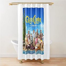 Glass Onion: A Knives Out Mystery Shower Curtain
