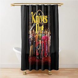 Knife Out Movie Shower Curtain